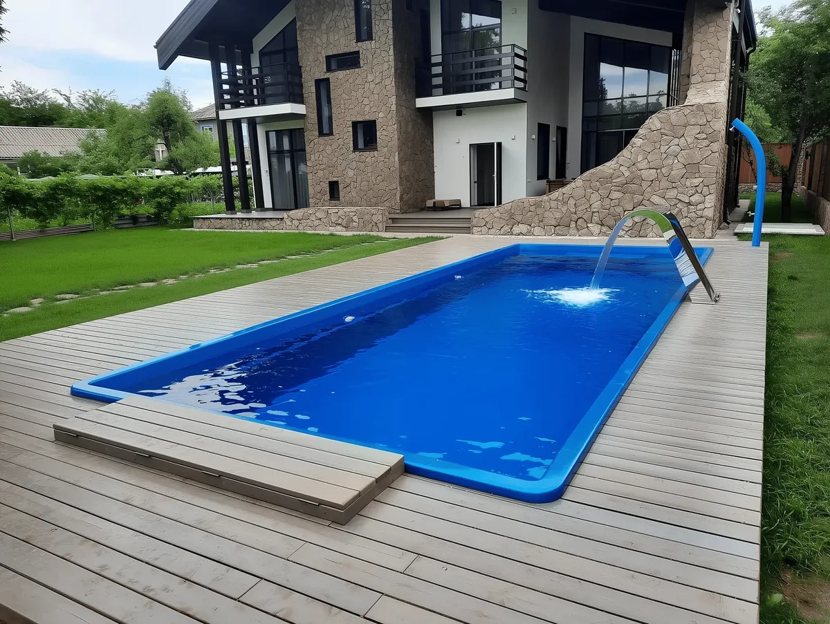 Композитный бассейн Laguna 9 — вид сверху в Коврове