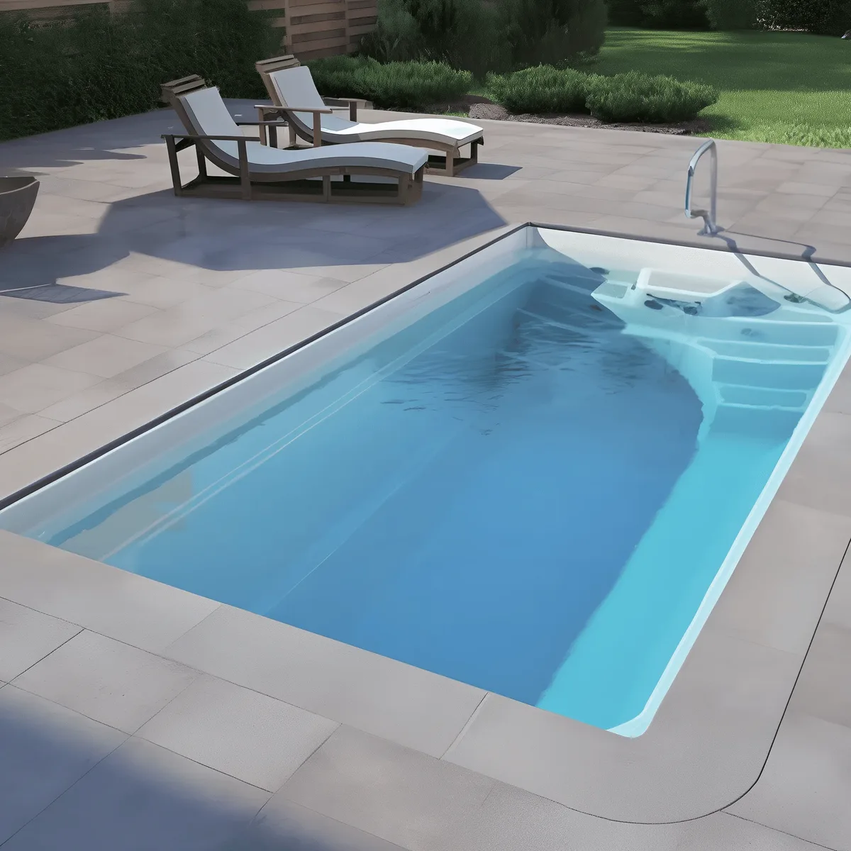 Композитный бассейн Laguna 5 — вид сверху в Коврове