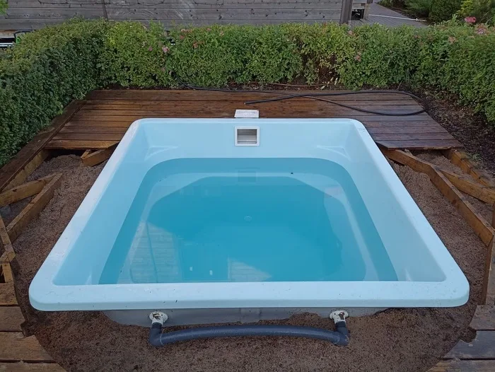 Композитная купель Laguna 2 — установка в Коврове